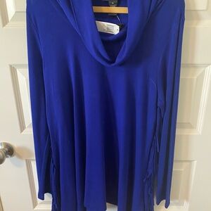 Grace Elements Royal Blue Cowl Neck Sweater